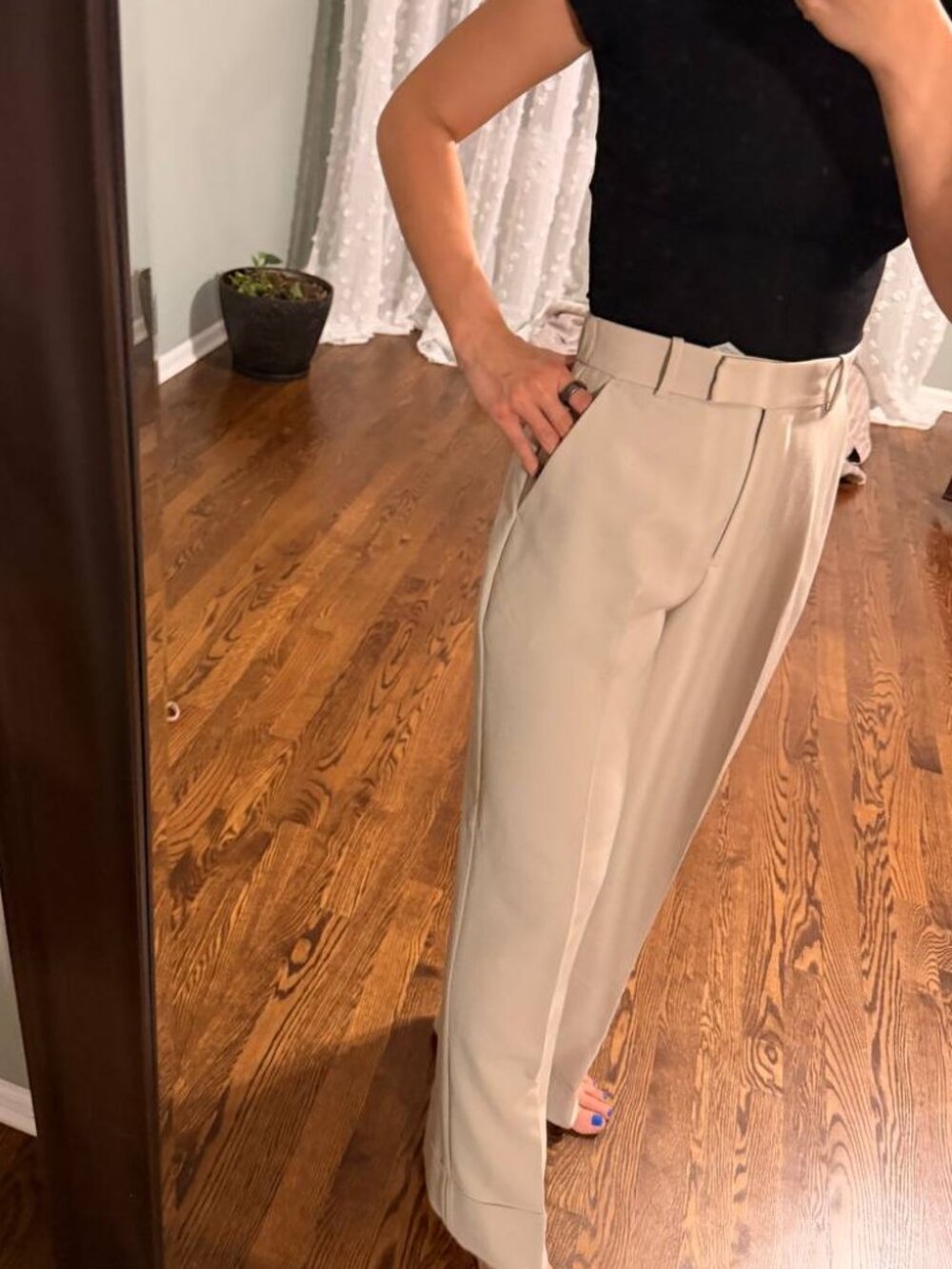 Abercrombie & Fitch Curve Love A&F Sloane Tailored Pant - Picture 2 of 4